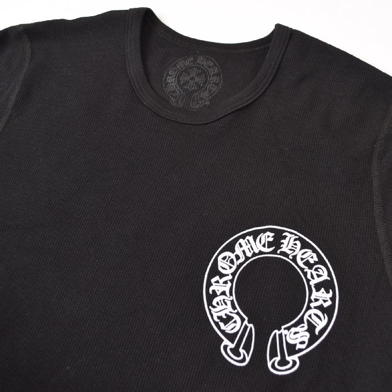 CHROME HEARTS クロムハーツ サーマル 長袖 ロンT 黒 ブラック