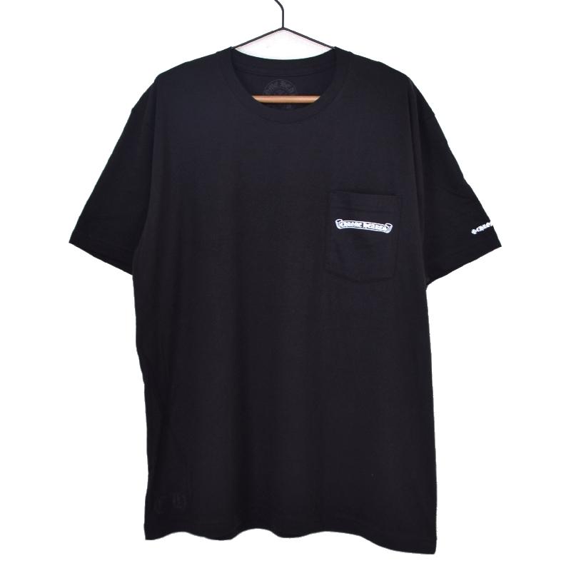CHROME HEARTS クロムハーツ 半袖 Tシャツ 黒 ブラック ポケット