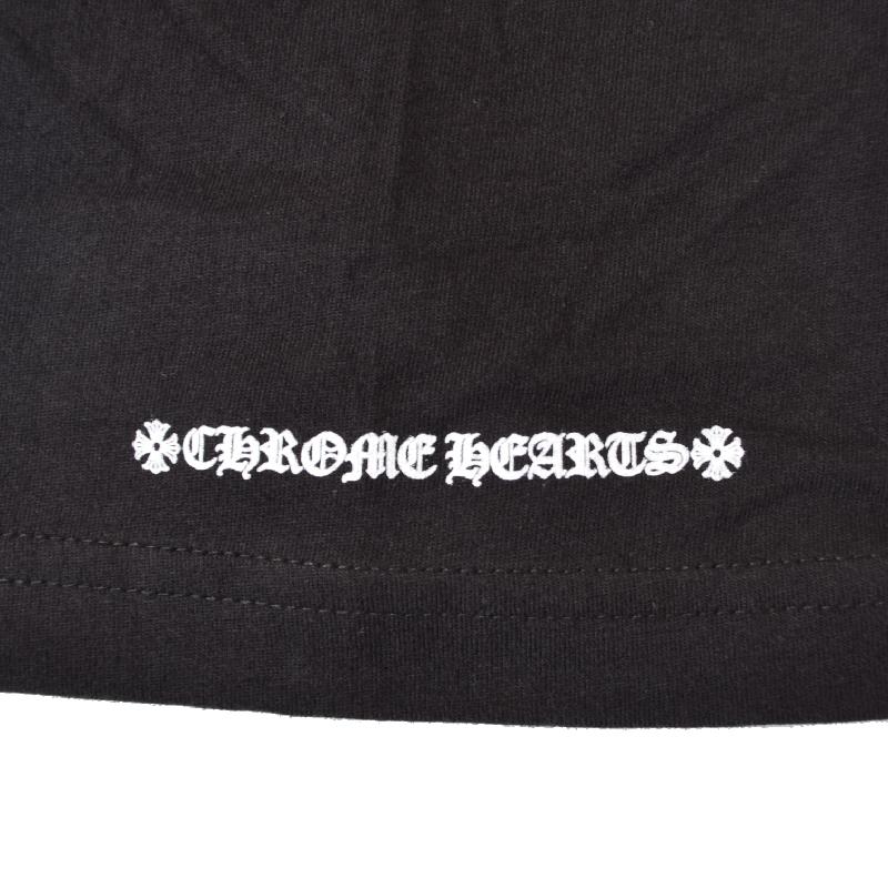【正規品】CHROME HEARTS Tシャツ　ブラック　XL 半袖 クロムハーツ（Chrome Hearts）Tシャツ メンズショートスリーブ/半袖