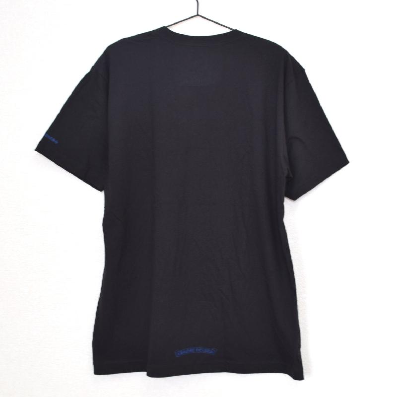 CHROME HEARTS クロムハーツ 半袖 Ｔシャツ 黒 ブラック ポケット Neck Logo Lの画像