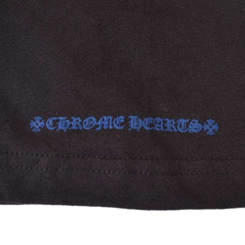 CHROME HEARTS クロムハーツ 半袖 Ｔシャツ 黒 ブラック ポケット Neck Logo Lの画像