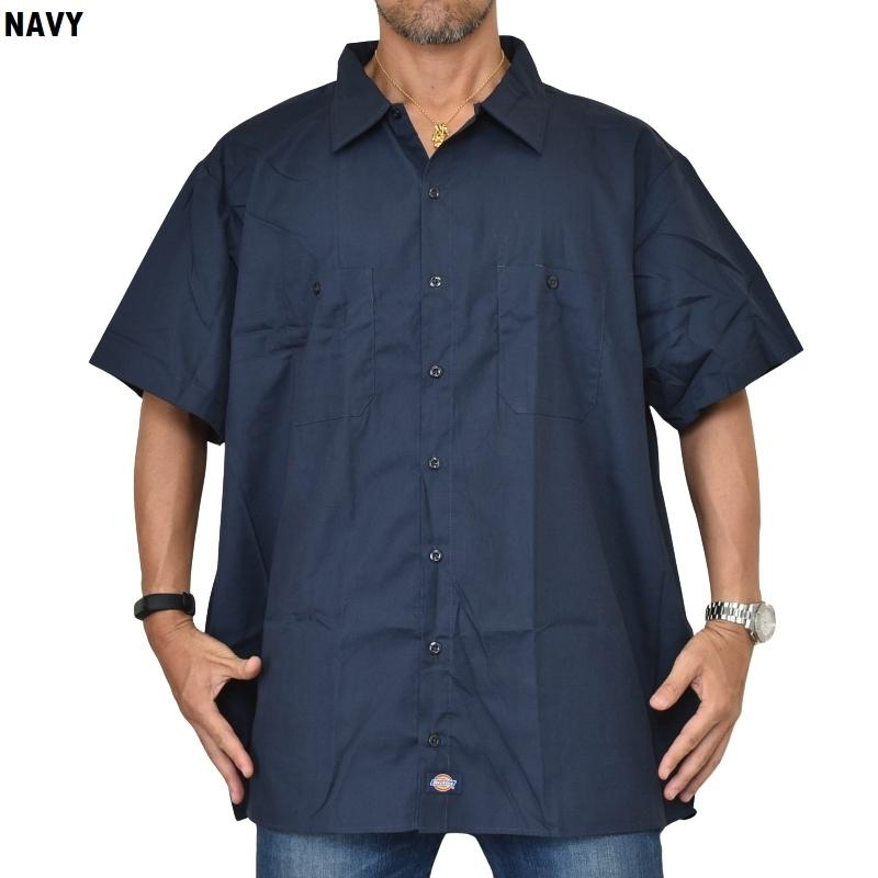 大きいサイズ メンズ DICKIES ディッキーズ  半袖 ワークシャツ アメカジ 作業着 作業服 胸ポケット XL XXL XXXL XXXXL | Dickies | 05