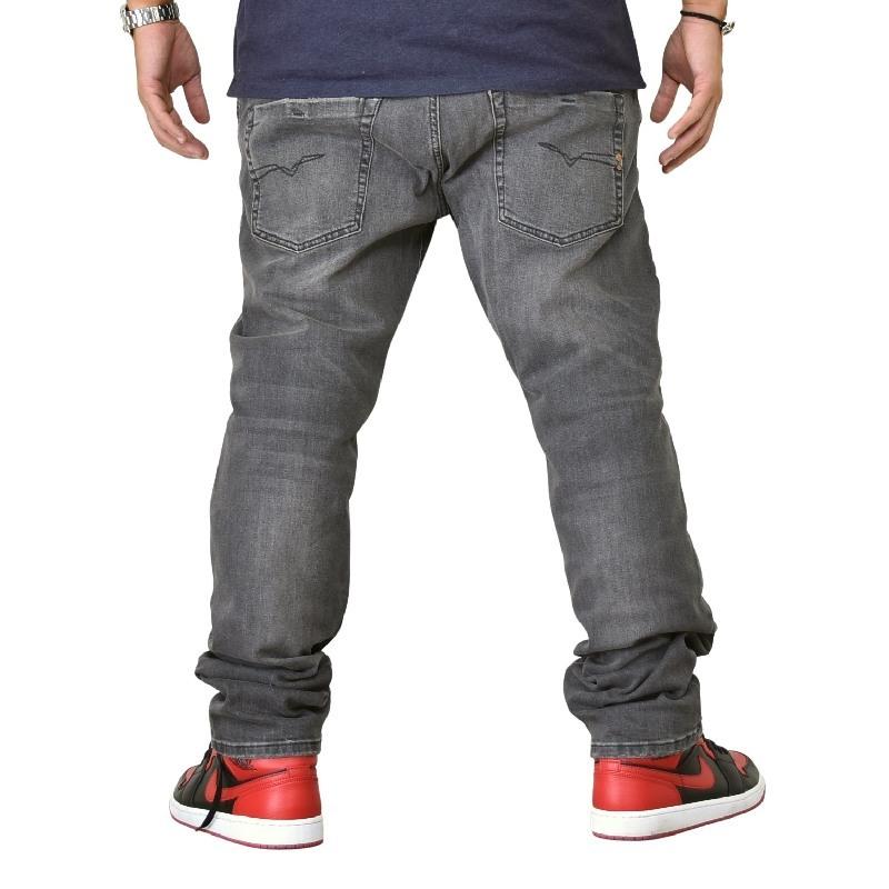 SALE 大きいサイズ メンズ DIESEL ディーゼル ブラック デニムパンツ ジーンズ レギュラー スリム テーパード BELTHER-R RB007 STRETCH 38インチ | DIESEL | 02