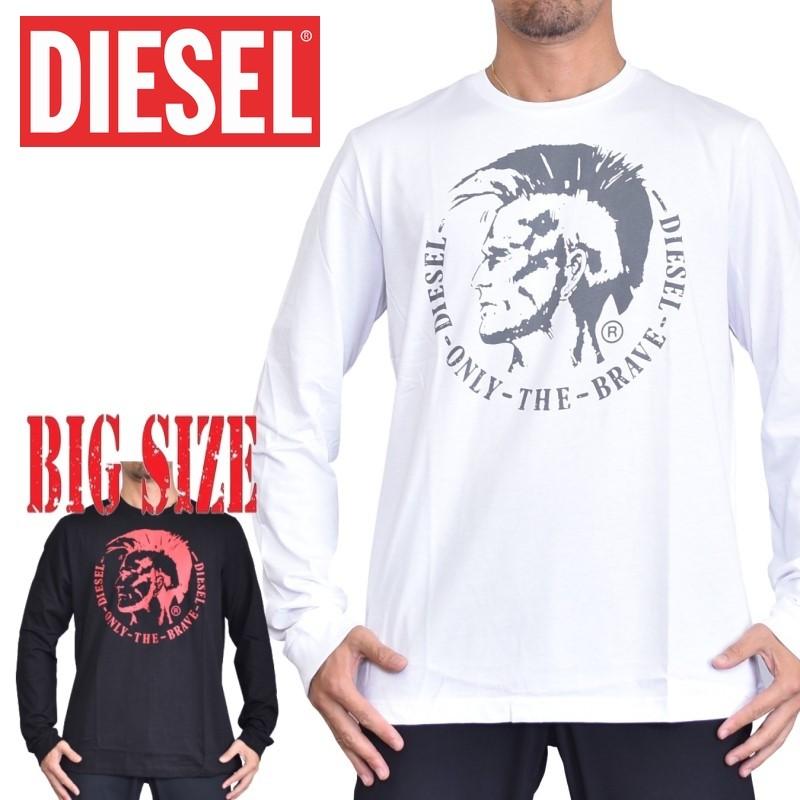 大きいサイズ メンズ ディーゼル Diesel ロンt 長袖tシャツ T Diego Long B R Maglietta 黒 白 Xxl M便 1 1 Dsl 069 C Deff 大きいサイズメンズ専門店 通販 Yahoo ショッピング