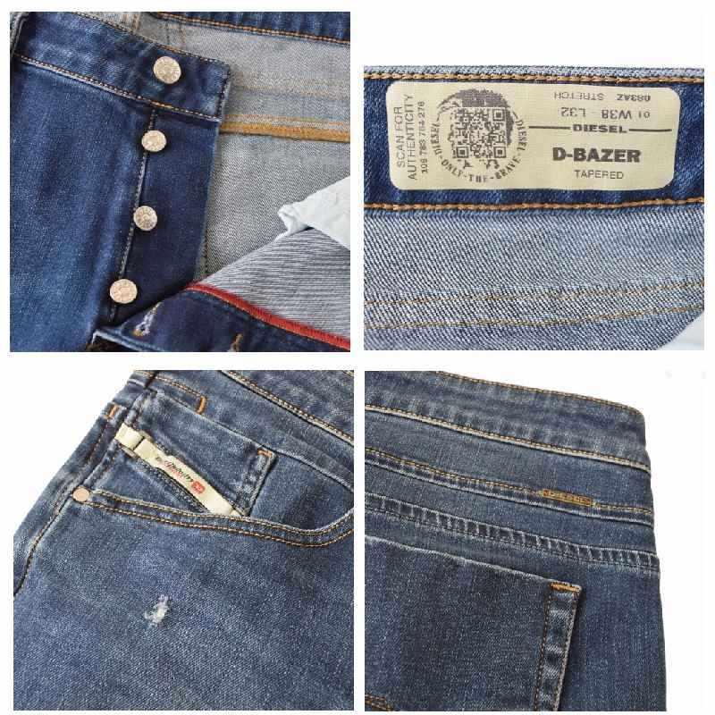SALE 大きいサイズ メンズ DIESEL ディーゼル デニムパンツ ジーンズ TAPERED テーパード D-BAZER 083AZ STRETCH 38インチ | DIESEL | 03