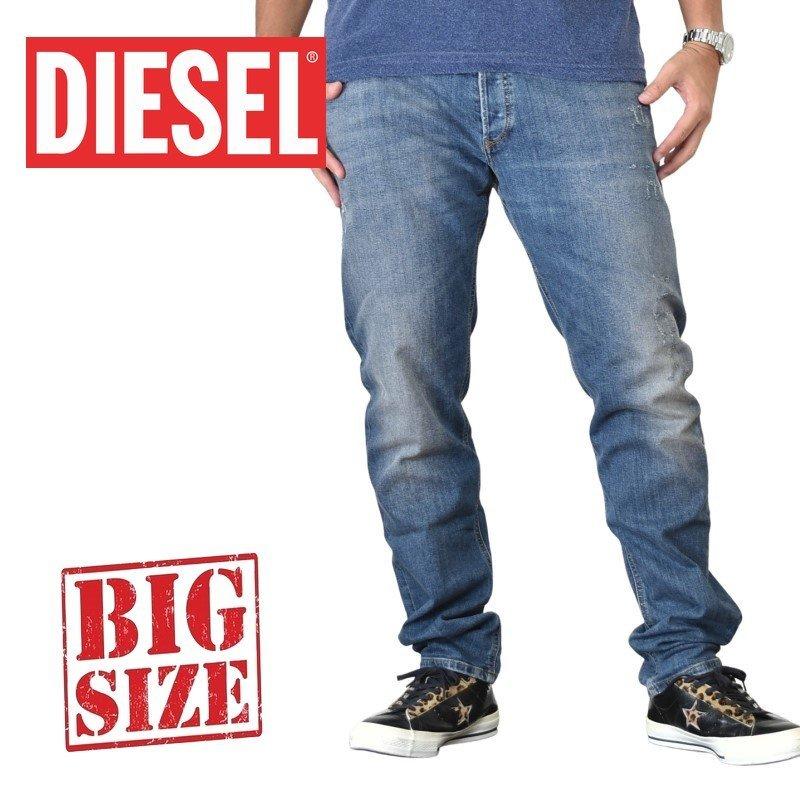 DIESEL 大きいサイズ メンズ ディーゼル デニムパンツ ジーンズ スリム 