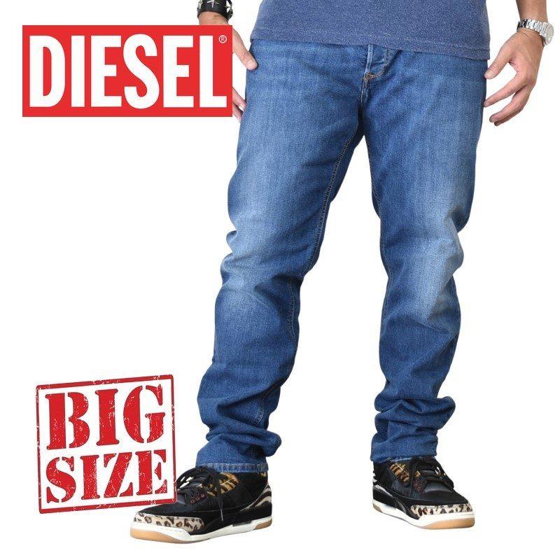 大きいサイズ メンズ DIESEL ディーゼル デニムパンツ ジーンズ スリム 
