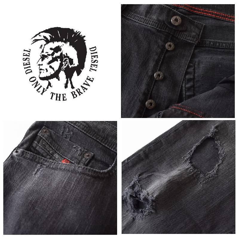 DIESEL（ディーゼル） SALE 大きいサイズ メンズ ブラック デニム