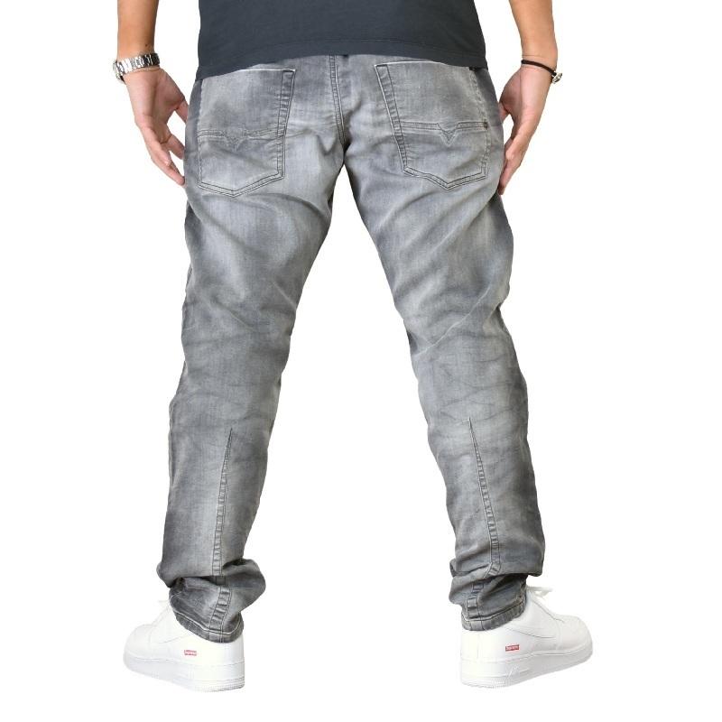 SALE 大きいサイズ メンズ DIESEL ディーゼル JOGG JEANS ジョグジーンズ ブラック デニムパンツ スウェット ストレッチ KROOLEY-NE 0855B STRETCH 38 40インチ | DIESEL | 02