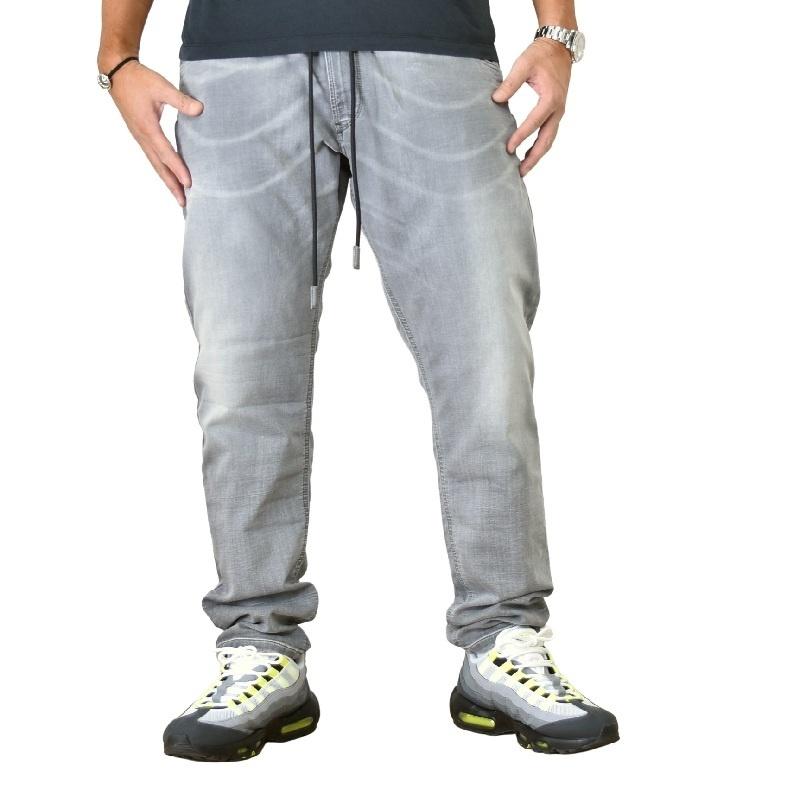 SALE 大きいサイズ メンズ DIESEL ディーゼル JOGG JEANS ジョグジーンズ ブラック デニムパンツ スウェット ストレッチ KROOLEY-NE R3008 STRETCH 38インチ | DIESEL | 01