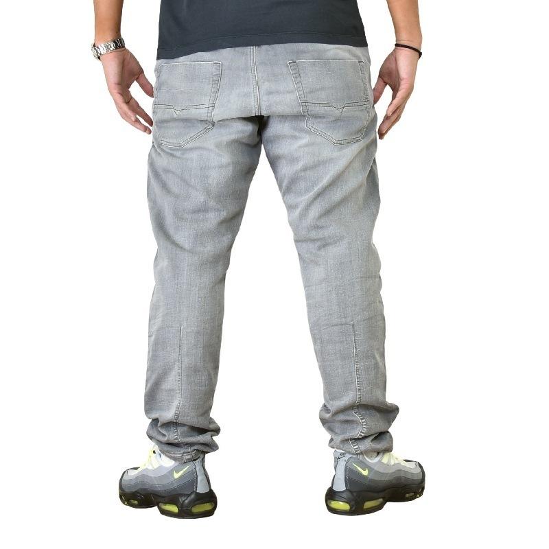 SALE 大きいサイズ メンズ DIESEL ディーゼル JOGG JEANS ジョグジーンズ ブラック デニムパンツ スウェット ストレッチ KROOLEY-NE R3008 STRETCH 38インチ | DIESEL | 02