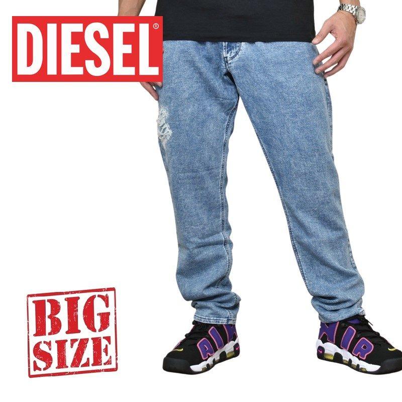 大きいサイズ メンズ DIESEL ディーゼル デニムパンツ ストレッチ  
