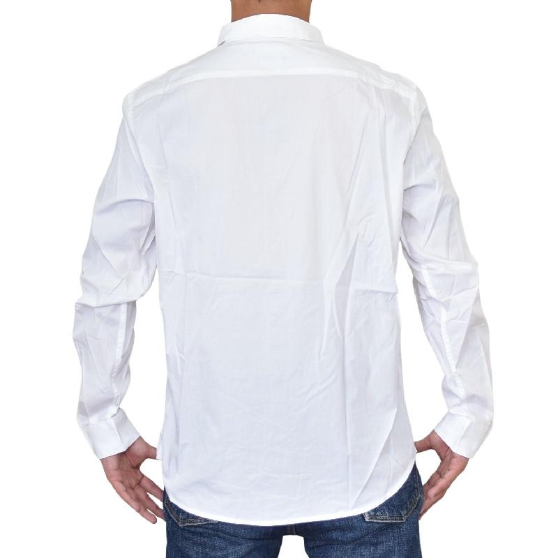 DIESEL ディーゼル　メンズ　白ワイシャツ　長袖　XL 新品未使用 DIESEL（ディーゼル） SALE 大きいサイズ メンズ カジュアル 長袖