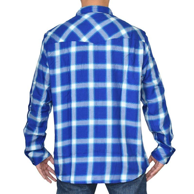 SALE 大きいサイズ メンズ DIESEL ディーゼル ウエスタンシャツ カジュアル チェック柄 長袖シャツ S-EAST-LONG-XA XXL | DIESEL | 04
