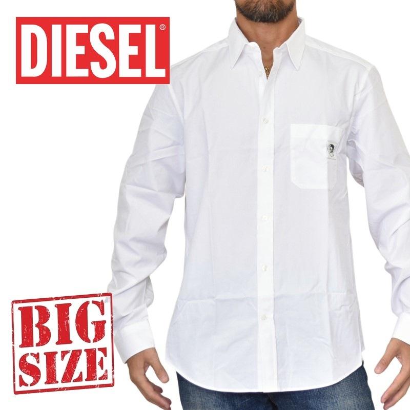 SALE 大きいサイズ メンズ DIESEL ディーゼル カジュアル 長袖シャツ  