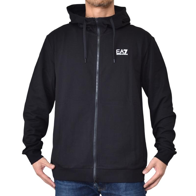 EMPORIO ARMANI EA7 スウェット パーカー ネイビー L EMPORIO ARMANI EA7(イーエーセブン)TRAIN LOGO SERIES M HOODIE FZ