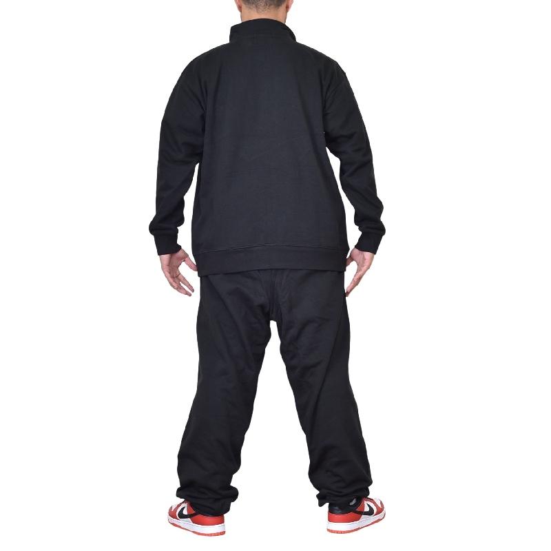 SALE 大きいサイズ メンズ EYEDY アイディー CLASSIC SET ワンポイント セットアップ スウェット ワンポイント 黒 緑 ブラック グリーン XXL XXXL |  | 02