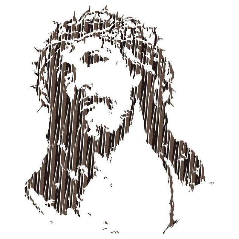 大きいサイズ メンズ EYEDY アイディー JESUS 半袖Ｔシャツ 黒 ブラック XXL XXXL [M便 1/1] |  | 04