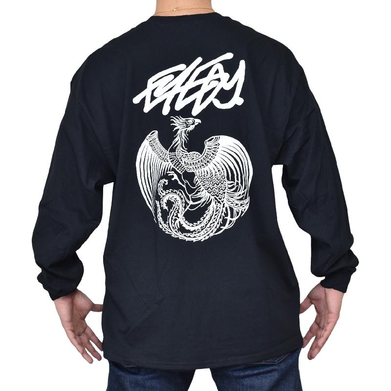 大きいサイズ メンズ EYEDY アイディー PHOENIX ロンＴ 長袖Ｔシャツ 黒 ブラック XXL XXXL |  | 02