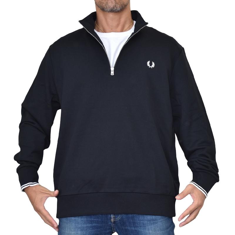 FREDPERRY フレッドペリー クルーネック スウェット ブラック Lサイズ