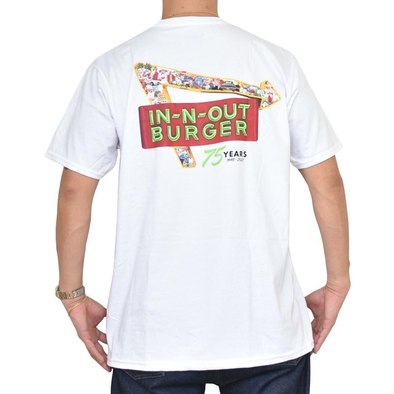 大きいサイズ メンズ IN-N-OUT BURGER インアンドアウトバーガー 半袖 