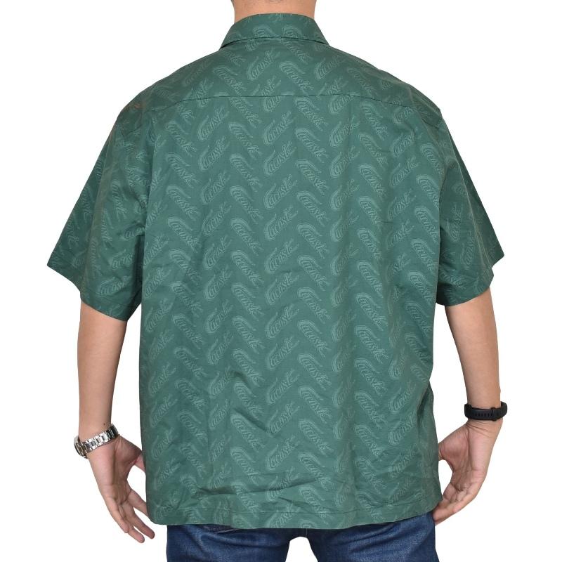 大きいサイズ メンズ ラコステ LACOSTE 半袖シャツ トーナルカラーリング 総柄 Short Sleeve Vintage Print Shirt XXL | LACOSTE | 04