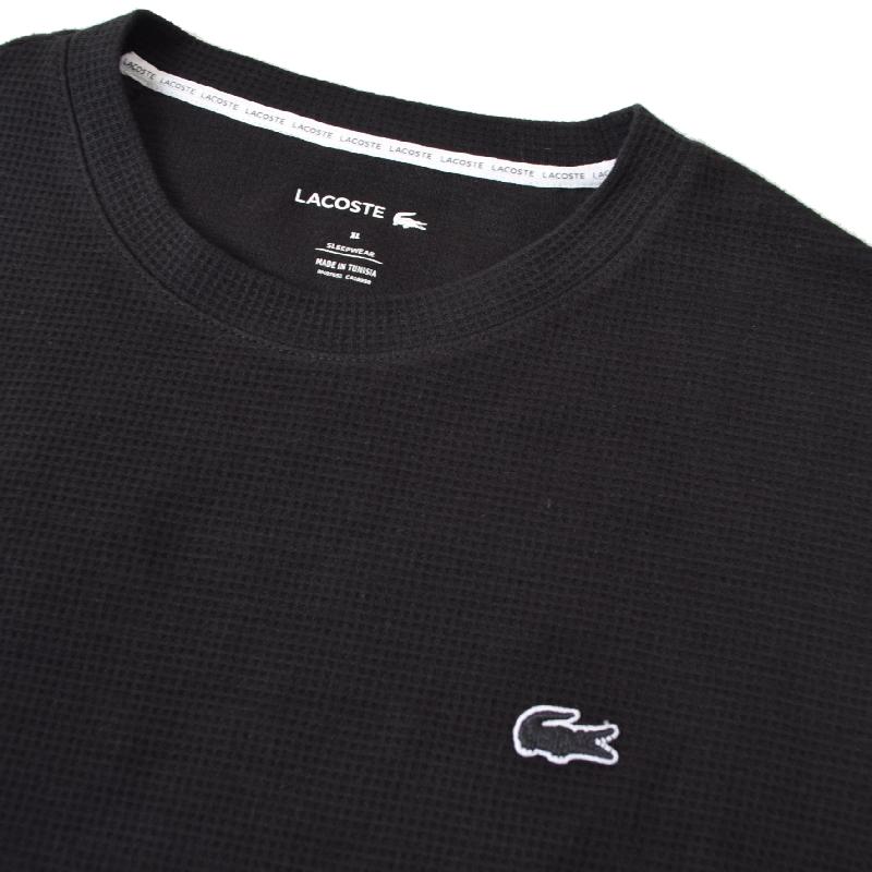 LACOSTE（ラコステ） 大きいサイズ メンズ クルーネック ワッフルロン