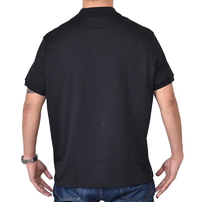 【極美品】【希少】フレラコ　ラコステ半袖ポロシャツブラックサイズ3 M相当 LACOSTE（ラコステ） 大きいサイズ メンズ ワンポイント 半袖