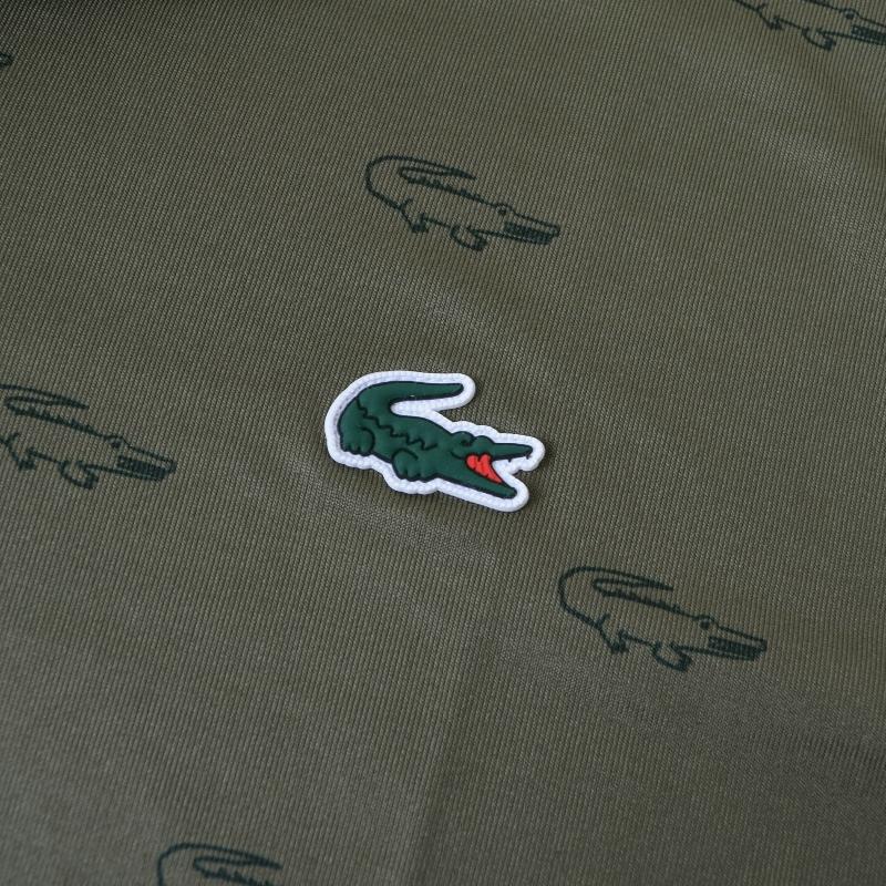 大きいサイズ メンズ LACOSTE SPORT ラコステスポーツ 半袖ポロシャツ ミニマム総柄 プリント ゴルフポロシャツ XXL | LACOSTE | 04