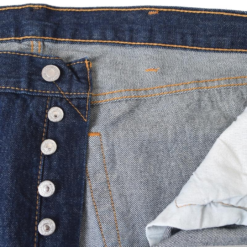 大きいサイズ メンズ LEVI'S リーバイス 501 オリジナル ボタンフライ ストレート ジーンズ デニムパンツ ウォッシュ加工 ボタンフライ USAモデル w40 w42 | Levi's | 13