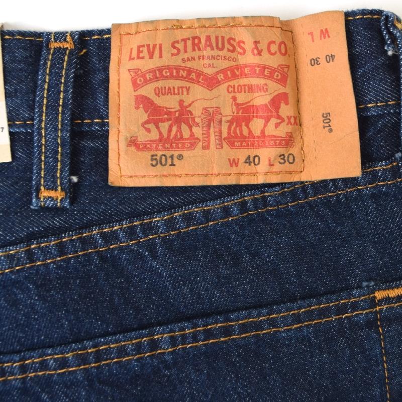 大きいサイズ メンズ LEVI'S リーバイス 501 オリジナル ボタンフライ ストレート ジーンズ デニムパンツ ウォッシュ加工 ボタンフライ USAモデル w40 w42 | Levi's | 15