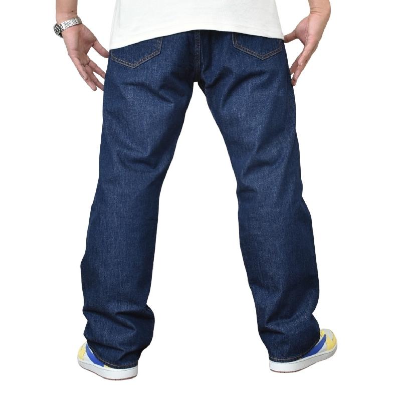大きいサイズ メンズ LEVI'S リーバイス 501 オリジナル ボタンフライ ストレート ジーンズ デニムパンツ ウォッシュ加工 ボタンフライ USAモデル w40 w42 | Levi's | 02