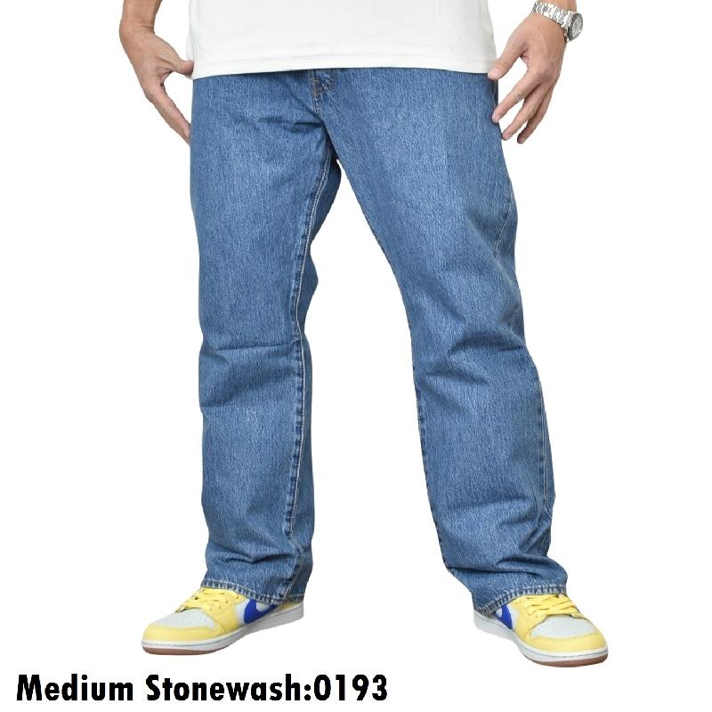 大きいサイズ メンズ LEVI'S リーバイス 501 オリジナル ボタンフライ ストレート ジーンズ デニムパンツ ウォッシュ加工 ボタンフライ USAモデル w40 w42 | Levi's | 03