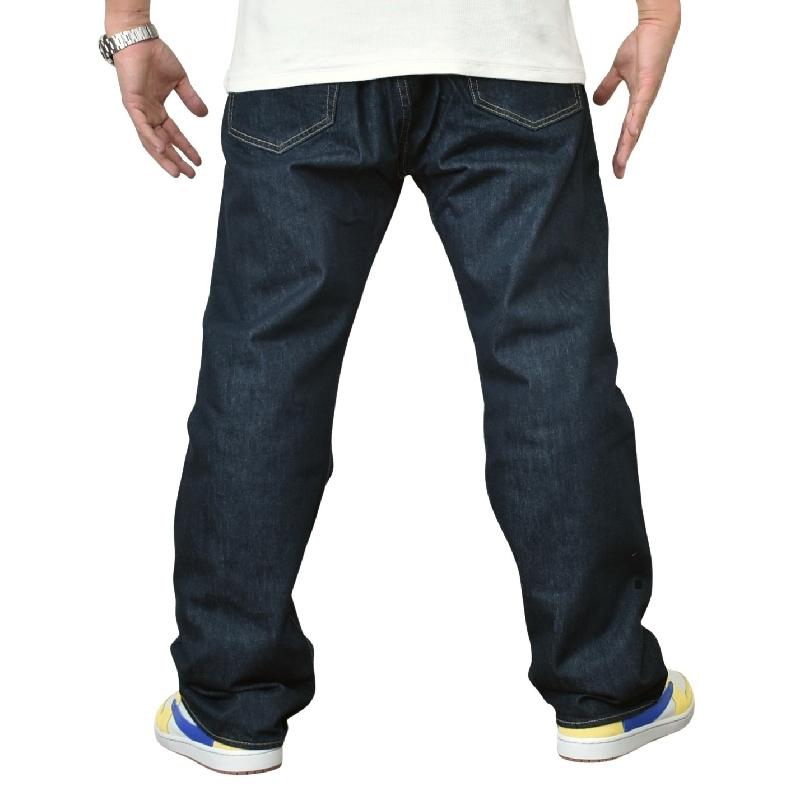 大きいサイズ メンズ LEVI'S リーバイス 501 オリジナル ボタンフライ ストレート ジーンズ デニムパンツ ウォッシュ加工 ボタンフライ USAモデル w40 w42 | Levi's | 08