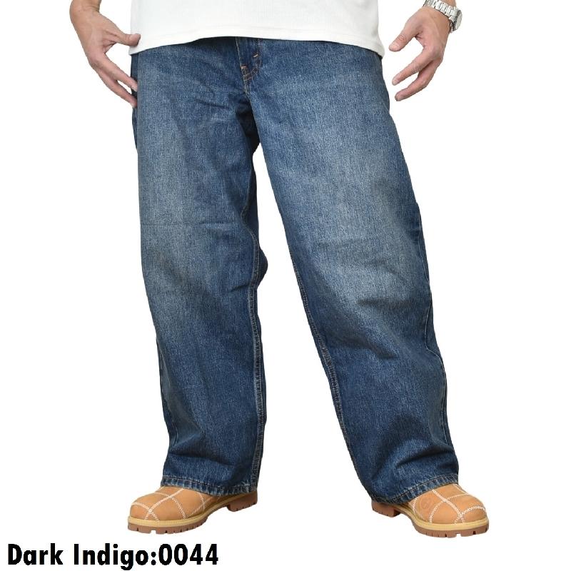 大きいサイズ メンズ LEVI'S リーバイス 578 ジップフライ バギー 太目 ジーンズ デニムパンツ ウォッシュ加工 アメカジ ストリート系 B系 USAモデル w40 w42 | Levi's | 09