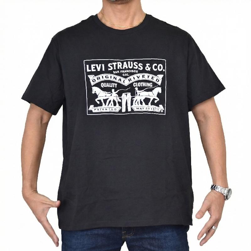 大きいサイズ メンズ LEVI'S リーバイス クルーネック 半袖Ｔシャツ フロントロゴ アメカジ STANDARD FIT XXL | Levi's | 01