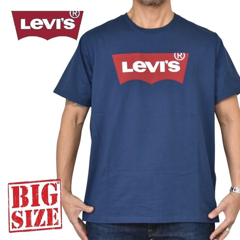 大きいサイズ メンズ LEVI'S リーバイス Batwing Logo Graphic T-Shirt クルーネック 半袖Ｔシャツ フロントロゴ アメカジ STANDARD FIT XXL | Levi's