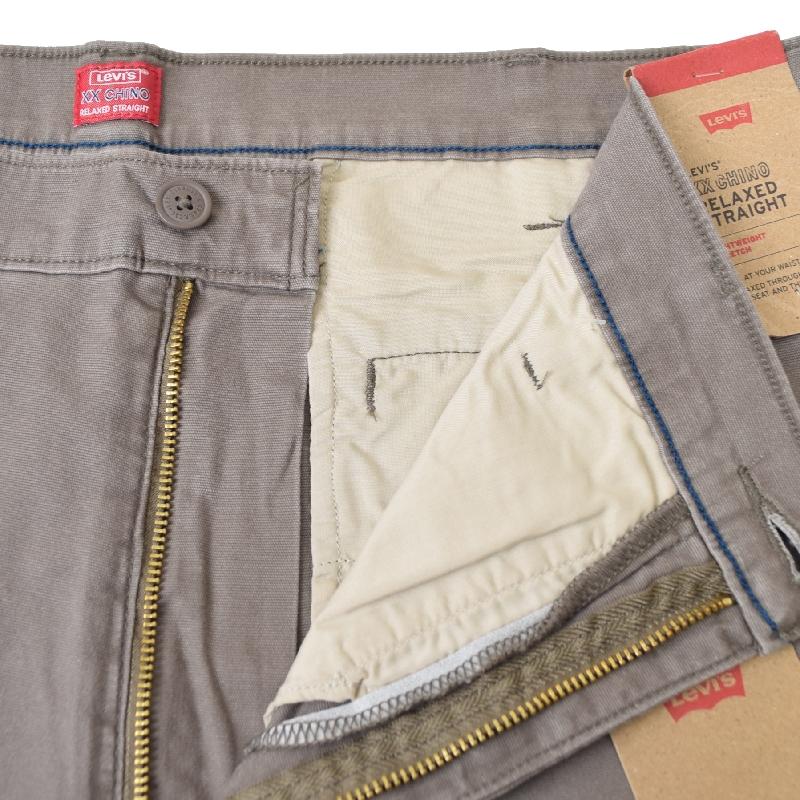 大きいサイズ メンズ LEVI'S リーバイス XX CHINO チノパン グレー リラックス ストレートパンツ テーパード 薄手 ライトウェイト ストレッチ USAモデル w40 | Levi's | 03