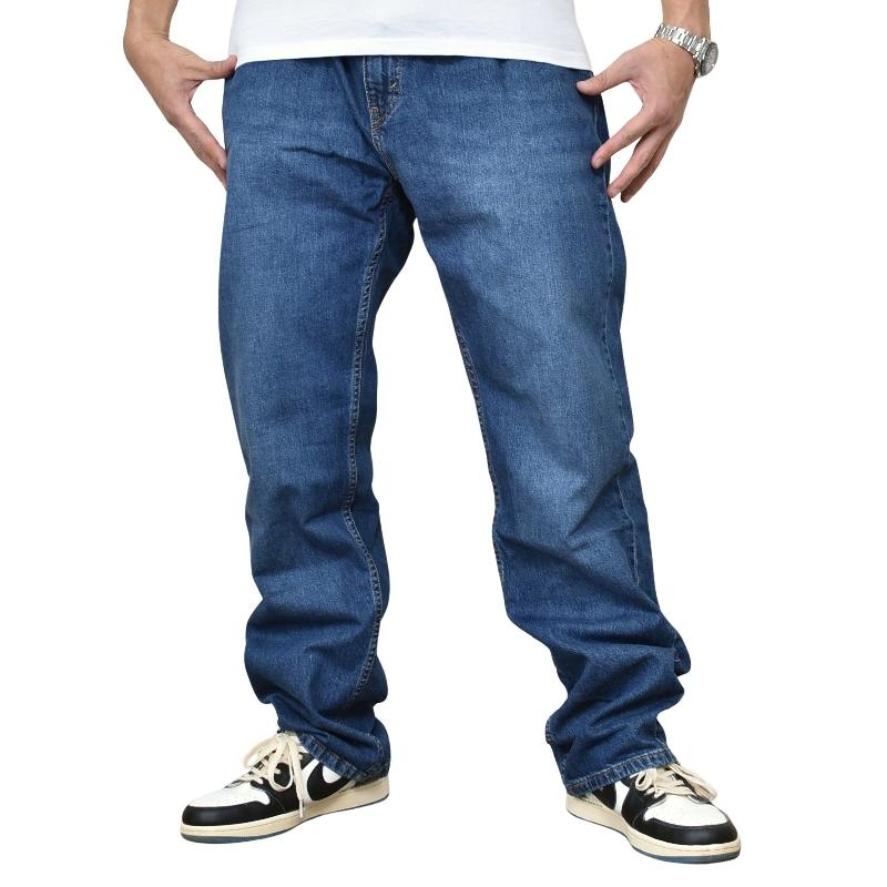 大きいサイズ メンズ LEVI'S リーバイス 505 ジップフライ ストレート ジーンズ デニムパンツ ウォッシュ加工 レギュラーストレート アメカジ USAモデル w40 | Levi's | 01