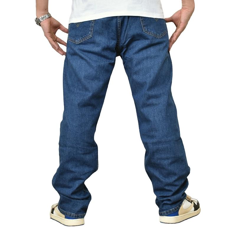 大きいサイズ メンズ LEVI'S リーバイス 505 ジップフライ ストレート ジーンズ デニムパンツ ウォッシュ加工 レギュラーストレート アメカジ USAモデル w40 | Levi's | 02