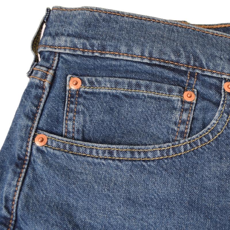 大きいサイズ メンズ LEVI'S リーバイス 505 ジップフライ ストレート ジーンズ デニムパンツ ウォッシュ加工 レギュラーストレート アメカジ USAモデル w40 | Levi's | 04