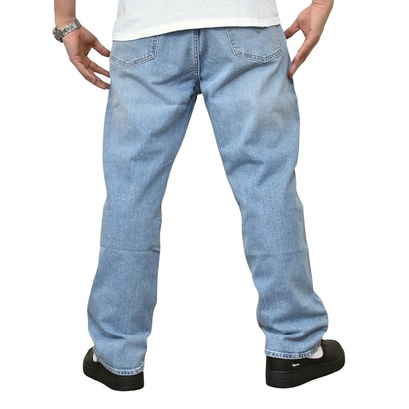 大きいサイズ メンズ LEVI'S リーバイス 514 PREMIUM ジップフライ ストレート ジーンズ デニムパンツ ウォッシュ加工 アメカジ USAモデル w40 w42 | Levi's | 06