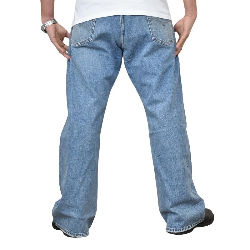大きいサイズ メンズ LEVI'S リーバイス 517 ジップフライ ジーンズ デニムパンツ ウォッシュ加工 ブーツカット アメカジ USAモデル w40 | Levi's | 02