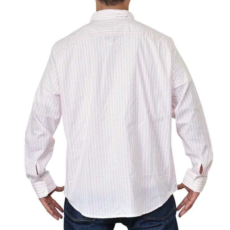 大きいサイズ メンズ LEVI'S リーバイス 長袖シャツ ストライプシャツ ポケット ポプリンシャツ コットンシャツ カジュアルシャツ Shirt USAモデル XL XXL | Levi's | 02