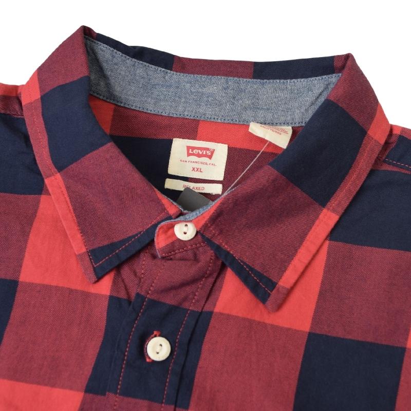 大きいサイズ メンズ LEVI'S リーバイス 長袖シャツ クラシック ワーカー オーバーシャツ シャンブレーシャツ ワークシャツ コットン デニムシャツ USA XXL | Levi's | 03