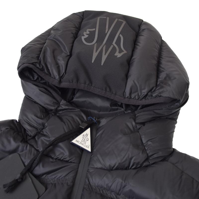 モンクレール　MONCLER GODLEY ダウンジャケットフーディブラックロゴ MONCLER（モンクレール） SALE MONCLER GARDY フードロゴ ダウン