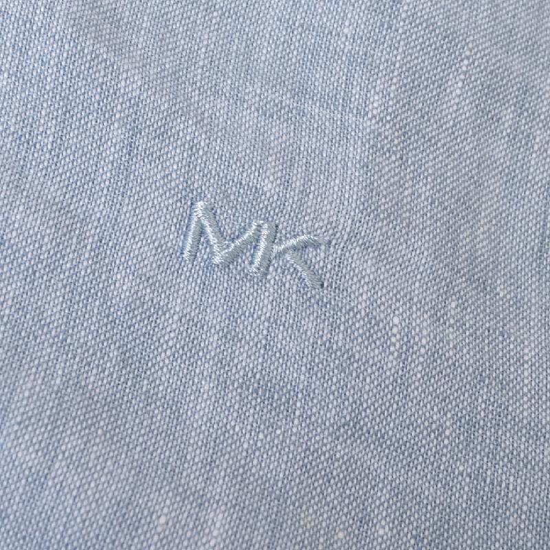 大きいサイズ メンズ MK MICHAEL KORS マイケルコース 半袖 オープンシャツ ワンポイント リネン 麻 XXL | MICHAEL KORS | 04