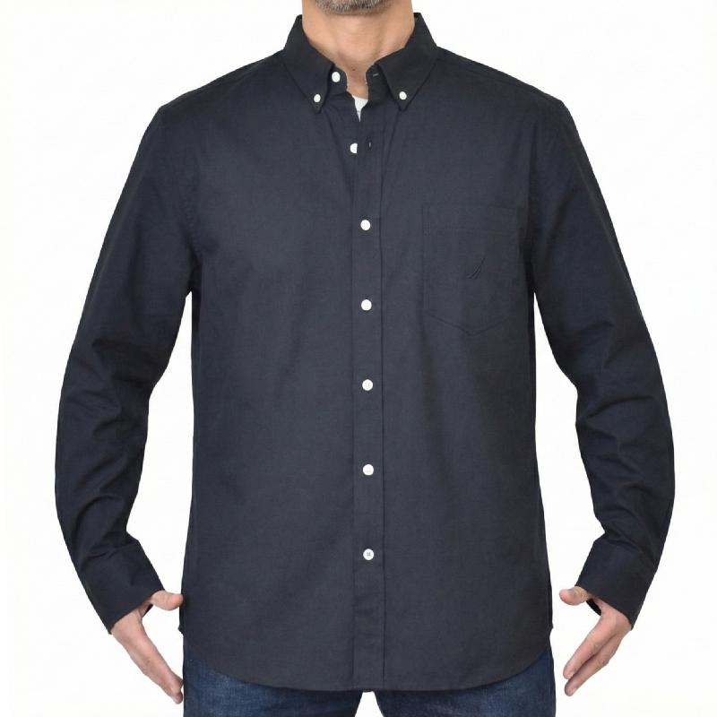 NAUTICA（ノーティカ） 大きいサイズ メンズ solid oxford shirt 長袖