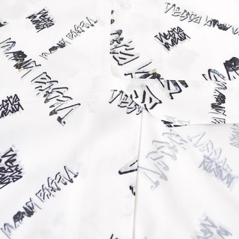 大きいサイズ メンズ ネスタブランド NESTA BRAND 半袖シャツ マーブルロゴ パターン 開襟シャツ XXL | NESTA BRAND | 07