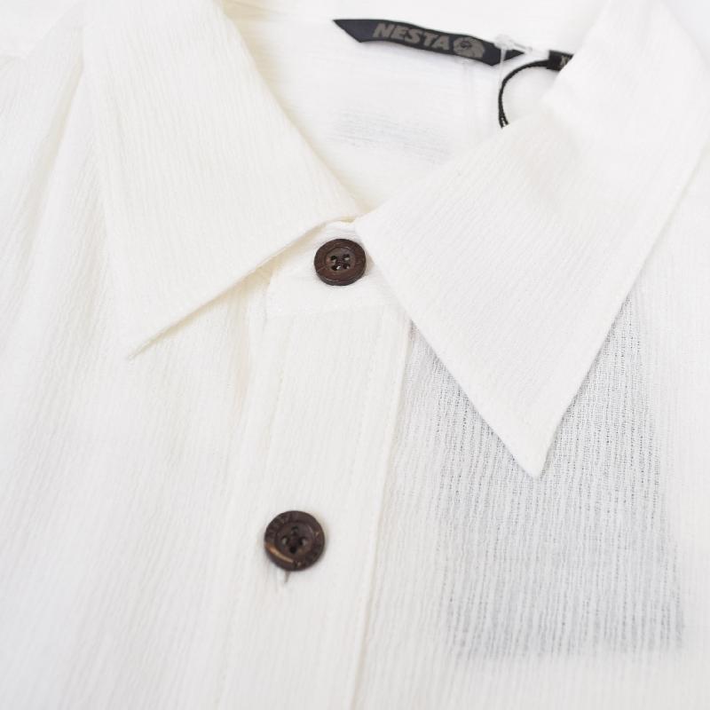大きいサイズ メンズ ネスタブランド NESTA BRAND 半袖シャツ ドビー ステンカラー ロゴ刺繍 シャツ XXL | NESTA BRAND | 03